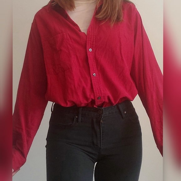 Eddie Bauer Corduroy Button Up - Picture 1 of 4